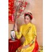 áo dài Tết Cành Mai Vàng/Pháo Hoa (màu đỏ/vàng)